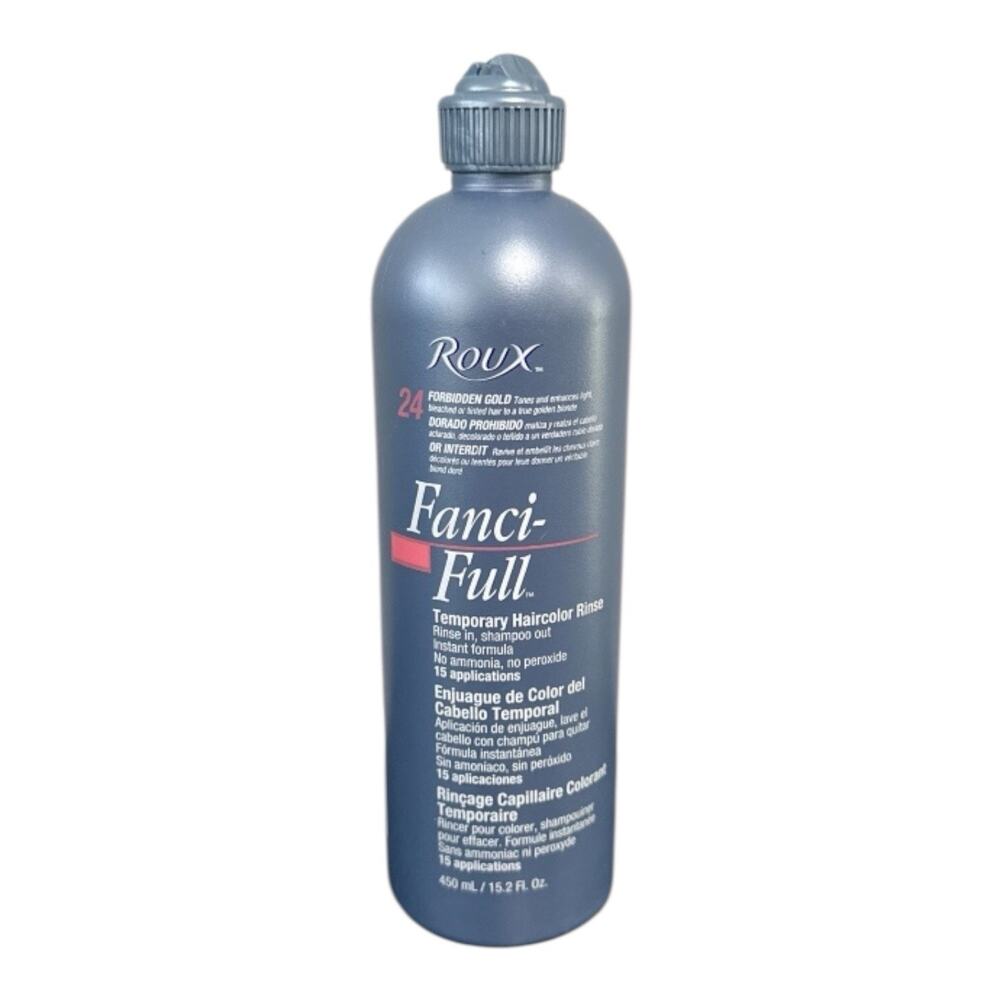 Roux Fanci-Full Instant Temporary Haircolor‎ Rinse #24 FORBIDDEN GOLD, 15.2oz